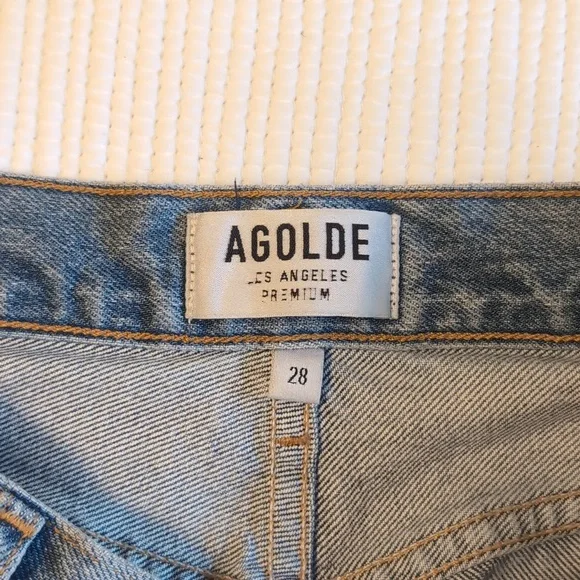 AGOLDE Riley SZ28 High Rise Straight Crop - Picture 7 of 12